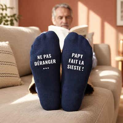 Calzini personalizzati per il nonno in fibra di bambù
