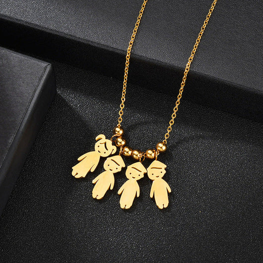 Collana personalizzata Amore Materno™ con i nomi dei figli