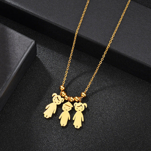 Collana personalizzata Amore Materno™ con i nomi dei figli