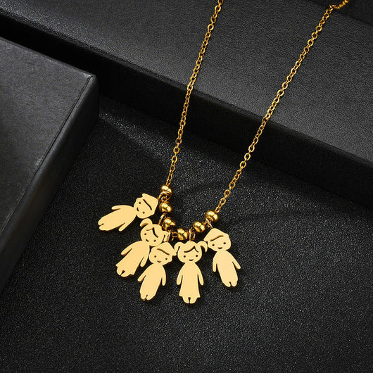 Collana personalizzata Amore Materno™ con i nomi dei figli