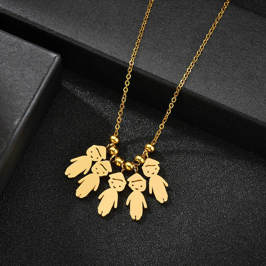 Collana personalizzata Amore Materno™ con i nomi dei figli