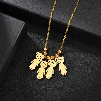 Collana personalizzata Amore Materno™ con i nomi dei figli