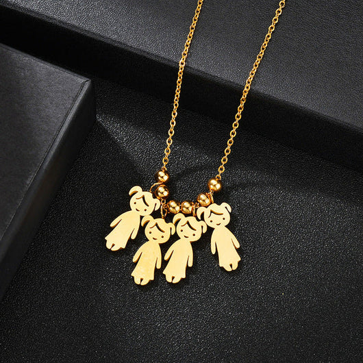 Collana personalizzata Amore Materno™ con i nomi dei figli