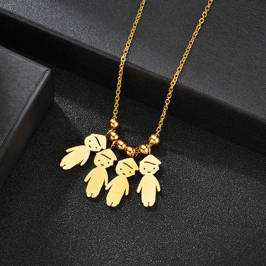 Collana personalizzata Amore Materno™ con i nomi dei figli