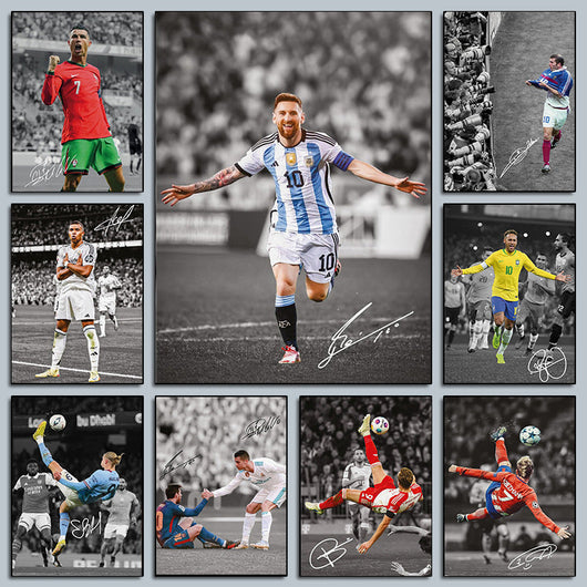 Poster MyPlayer™ del calciatore
