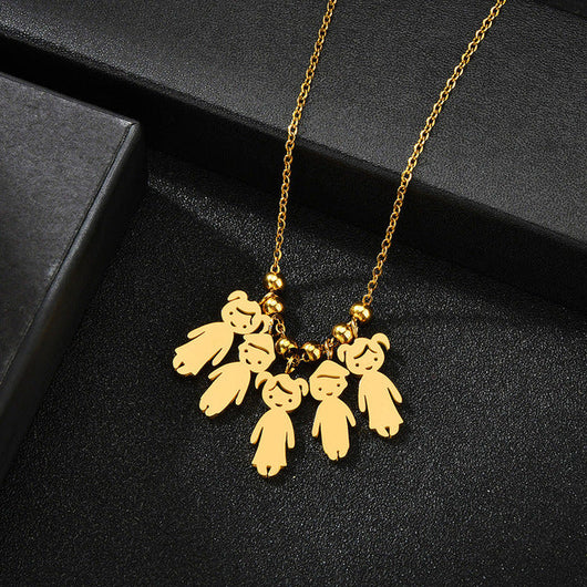 Collana personalizzata Amore Materno™ con i nomi dei figli