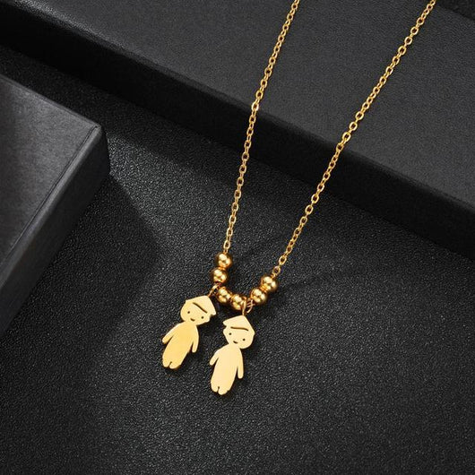Collana personalizzata Amore Materno™ con i nomi dei figli