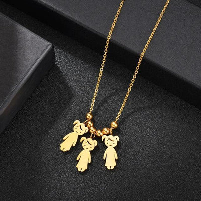 Collana personalizzata Amore Materno™ con i nomi dei figli