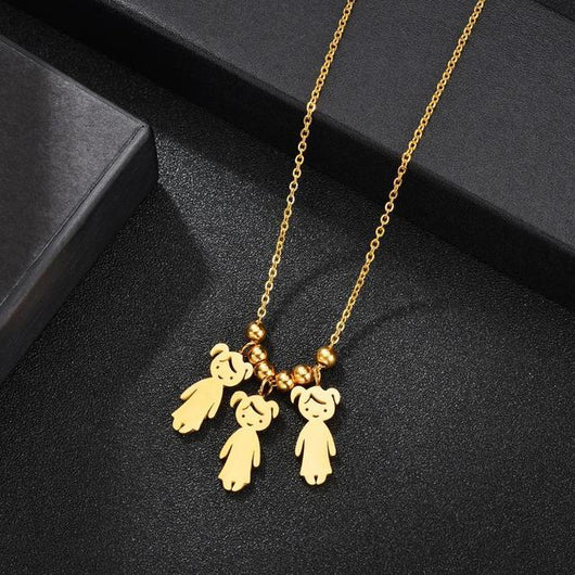 Collana personalizzata Amore Materno™ con i nomi dei figli