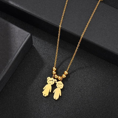 Collana personalizzata Amore Materno™ con i nomi dei figli