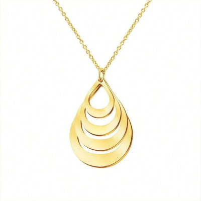 Collana Gocce Eterne™ personalizzata con nomi incisi