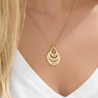 Gocce Eterne™ – Collana con ciondolo a goccia in acciaio inossidabile