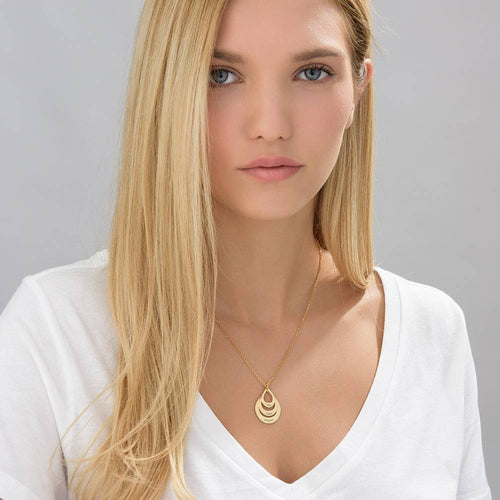 Gocce Eterne™ – Collana con ciondolo a goccia in acciaio inossidabile