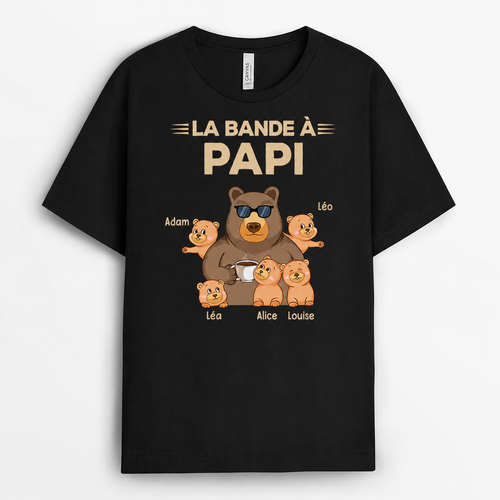 Nonno Orso™ - T-shirt personalizzata con i nipoti