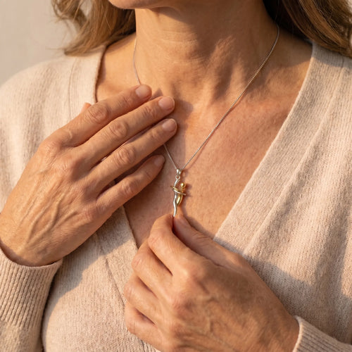 Amore Infinito™ - Collana Abbraccio Madre & Figlio
