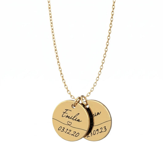 Legame Eterno™ - Collana ricordo con nome e data