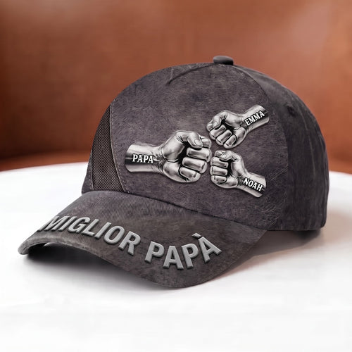 Papà Eroe™ – Cappellino personalizzato Miglior Papà