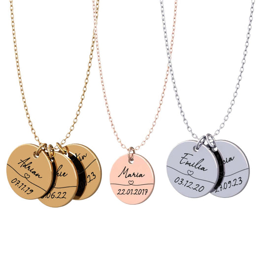 Legame Eterno™ - Collana ricordo con nome e data