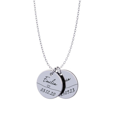 Legame Eterno™ - Collana ricordo con nome e data
