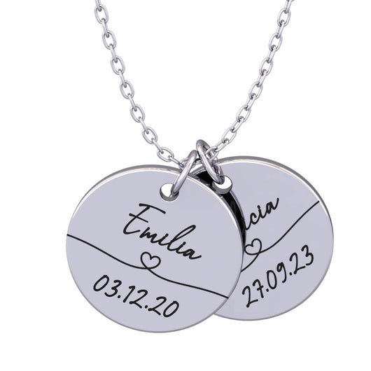 Legame Eterno™ - Collana ricordo con nome e data
