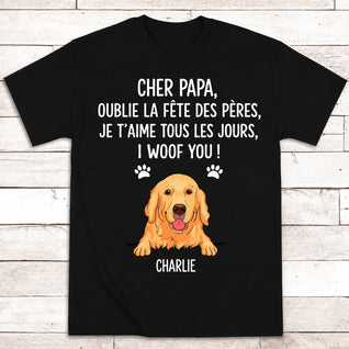 Woof You™ - T-shirt personalizzata in cotone