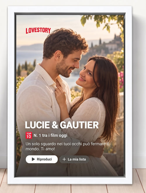 Noi Due™ – Tela personalizzata “La nostra copertina”