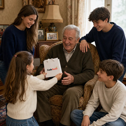 Nonno Fantastico™ – portachiavi personalizzato con i nomi dei nipoti