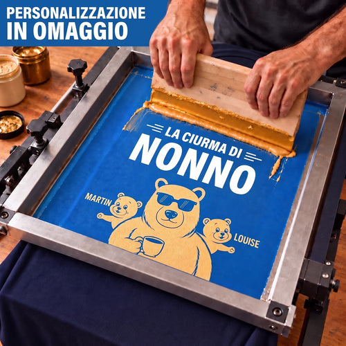 Nonno Orso™ - T-shirt personalizzata con i nipoti