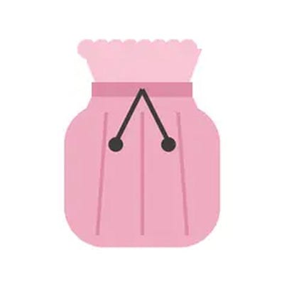 Sacchetto in raso rosa