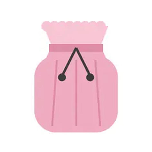 Sacchetto in raso rosa