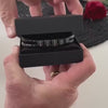 Bracciale in pelle personalizzato per il nonno con perle incise