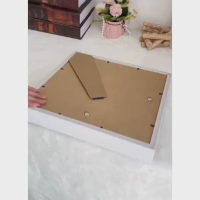 Cornice famiglia fiorita personalizzata per la mamma