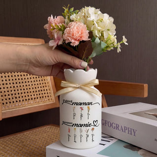 Prima di Tutto Mamma™ – Vaso di famiglia personalizzato in ceramica