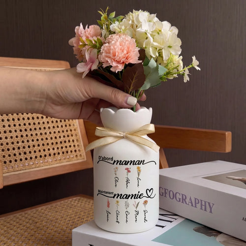 Prima di Tutto Mamma™ – Vaso di famiglia personalizzato in ceramica
