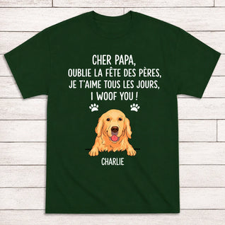 Woof You™ - T-shirt personalizzata in cotone
